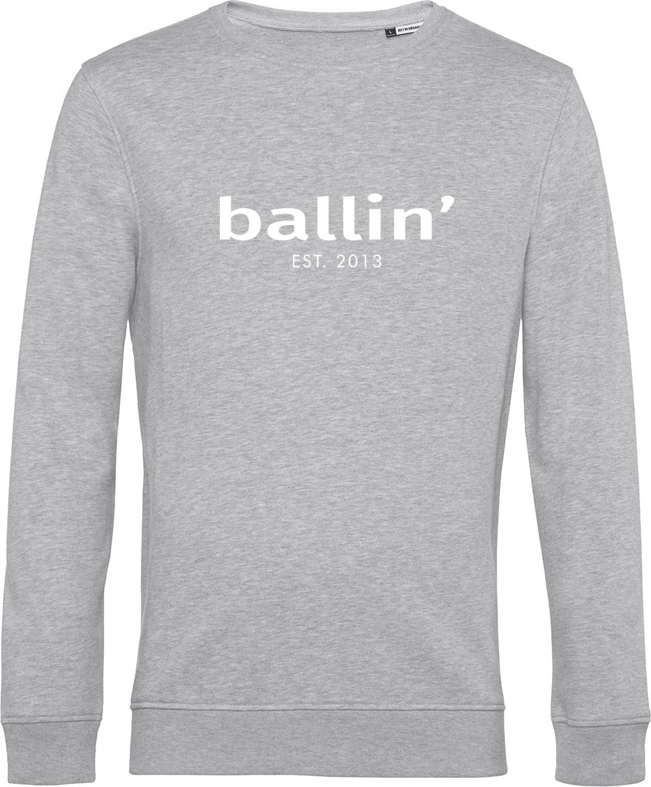 Basic Sweater von Ballin Est. 2013 in der farbe Grau und in größe L.
