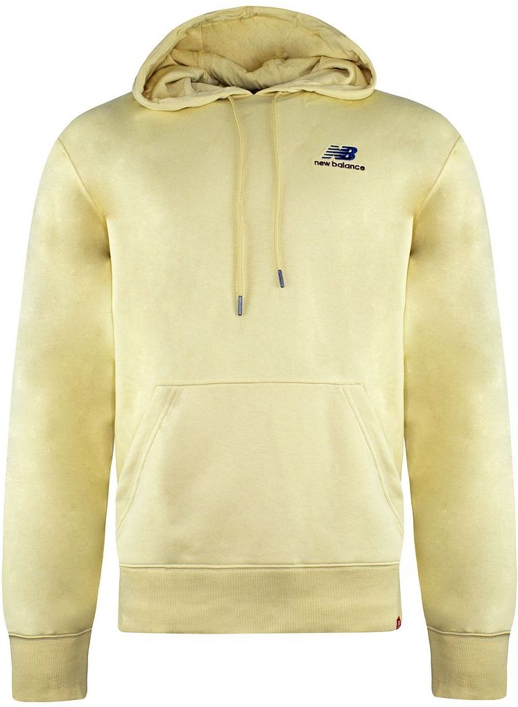 Neues Gleichgewicht Langarm gelber Herren Essentials bestickter Hoodie MT11550 PSW