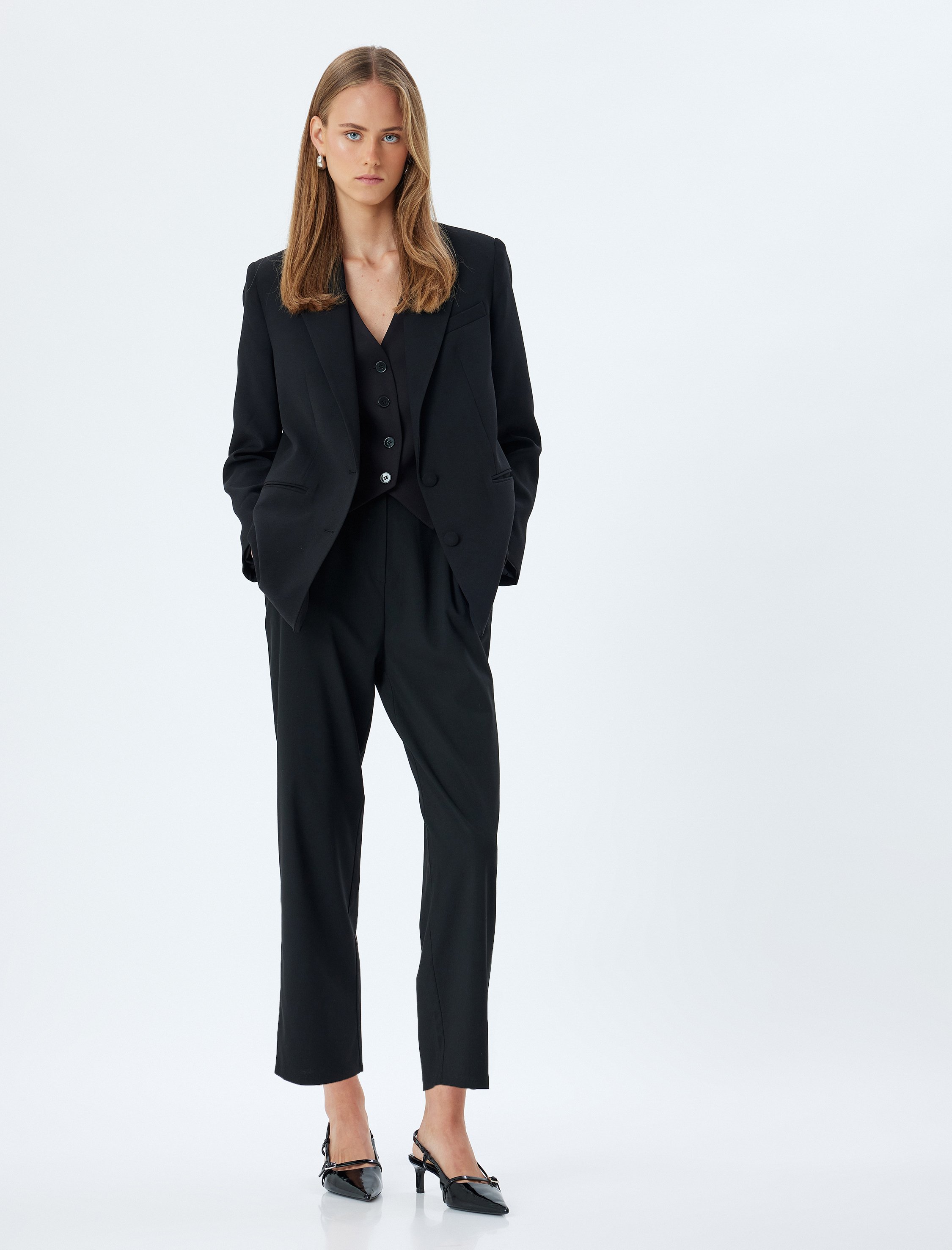 Koton Hose Normale Leibhöhe Krop Länge(Handgelenk) Hose