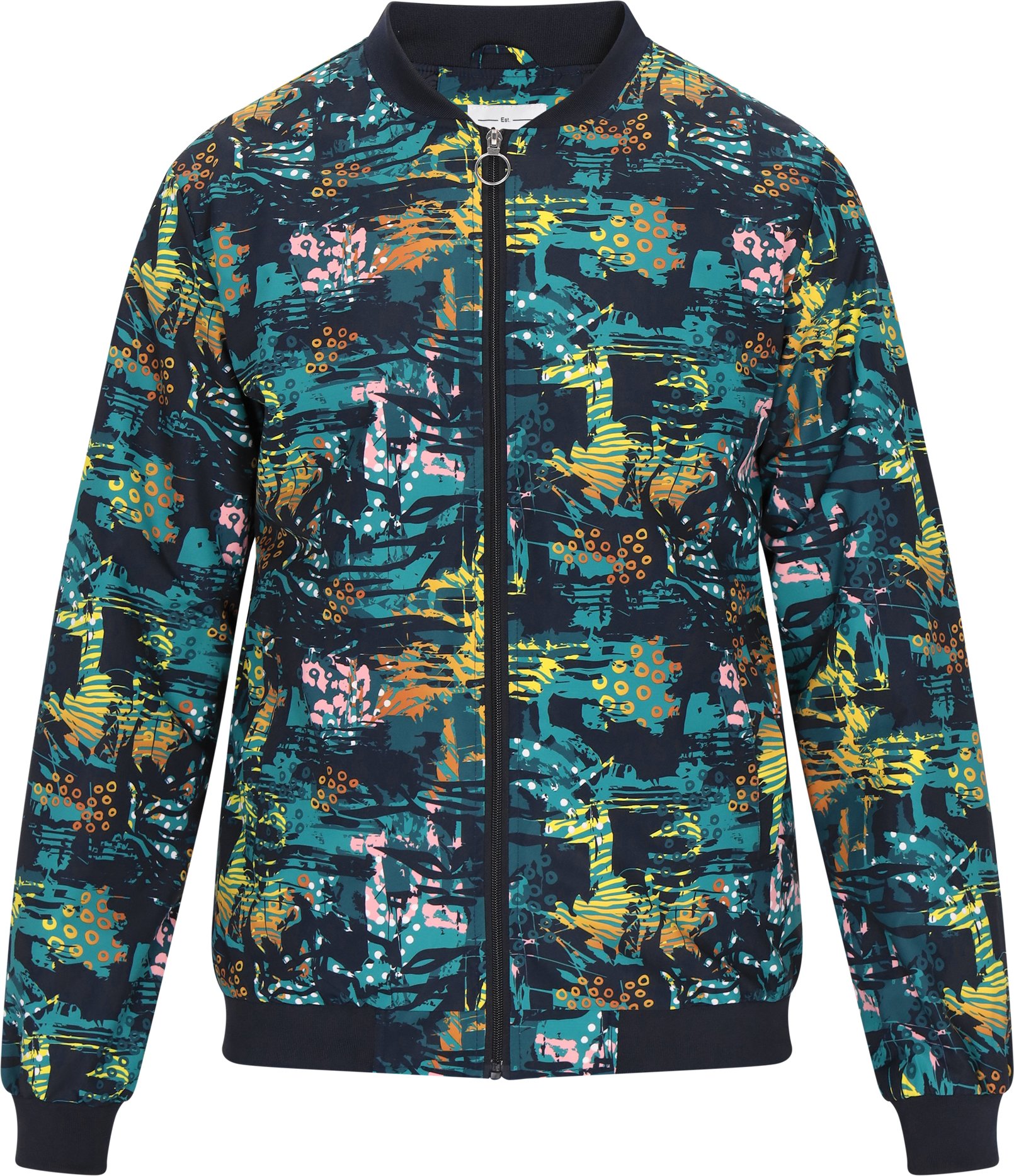 Mo Jacke Männer dunkelgrün mehrfarbig