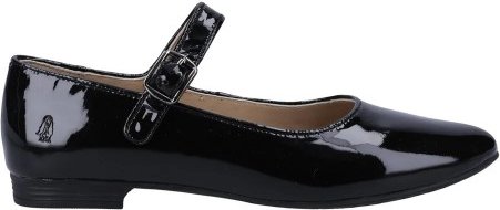 Thumbnail - Hush Puppies - "Melissa" Riemchenschuhe für Damen, Leder (Schwarzer Lack)