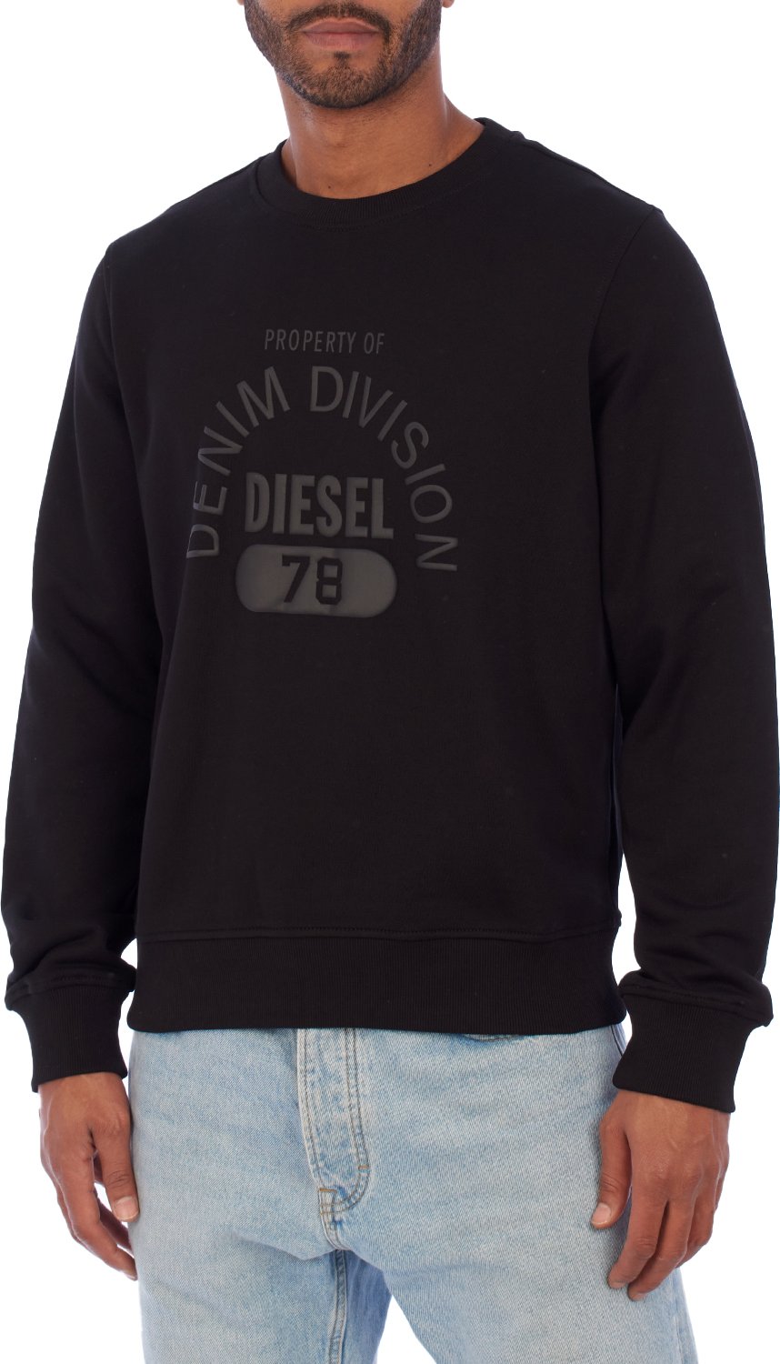 Bedrucktes Herren-Sweatshirt mit Rundhalsausschnitt A12242-2RIAJH