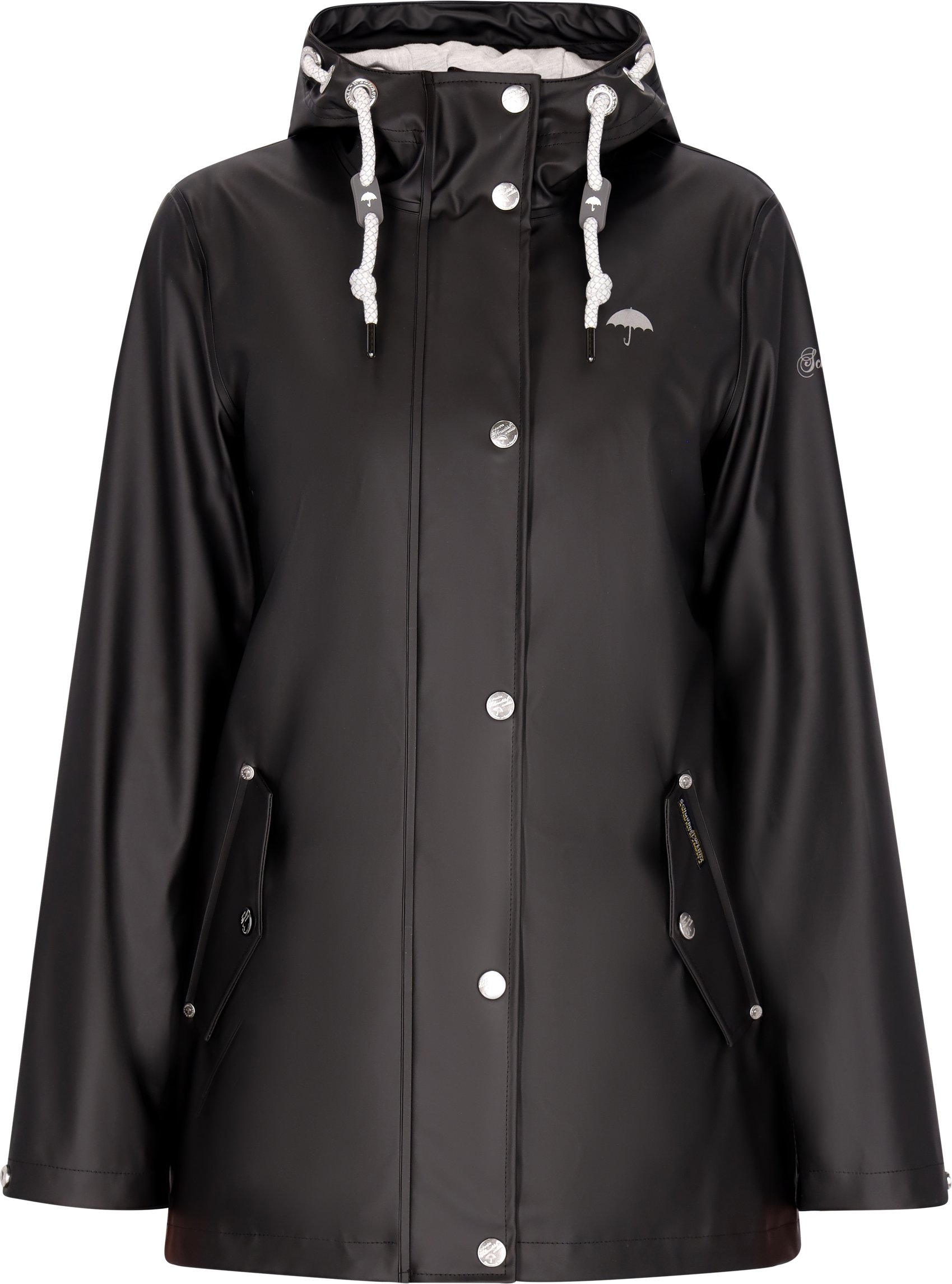 Schmuddelwedda Regenjacke Damen schwarz