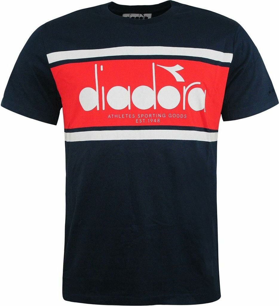 Diadora Logo Herren Navy T-Shirt