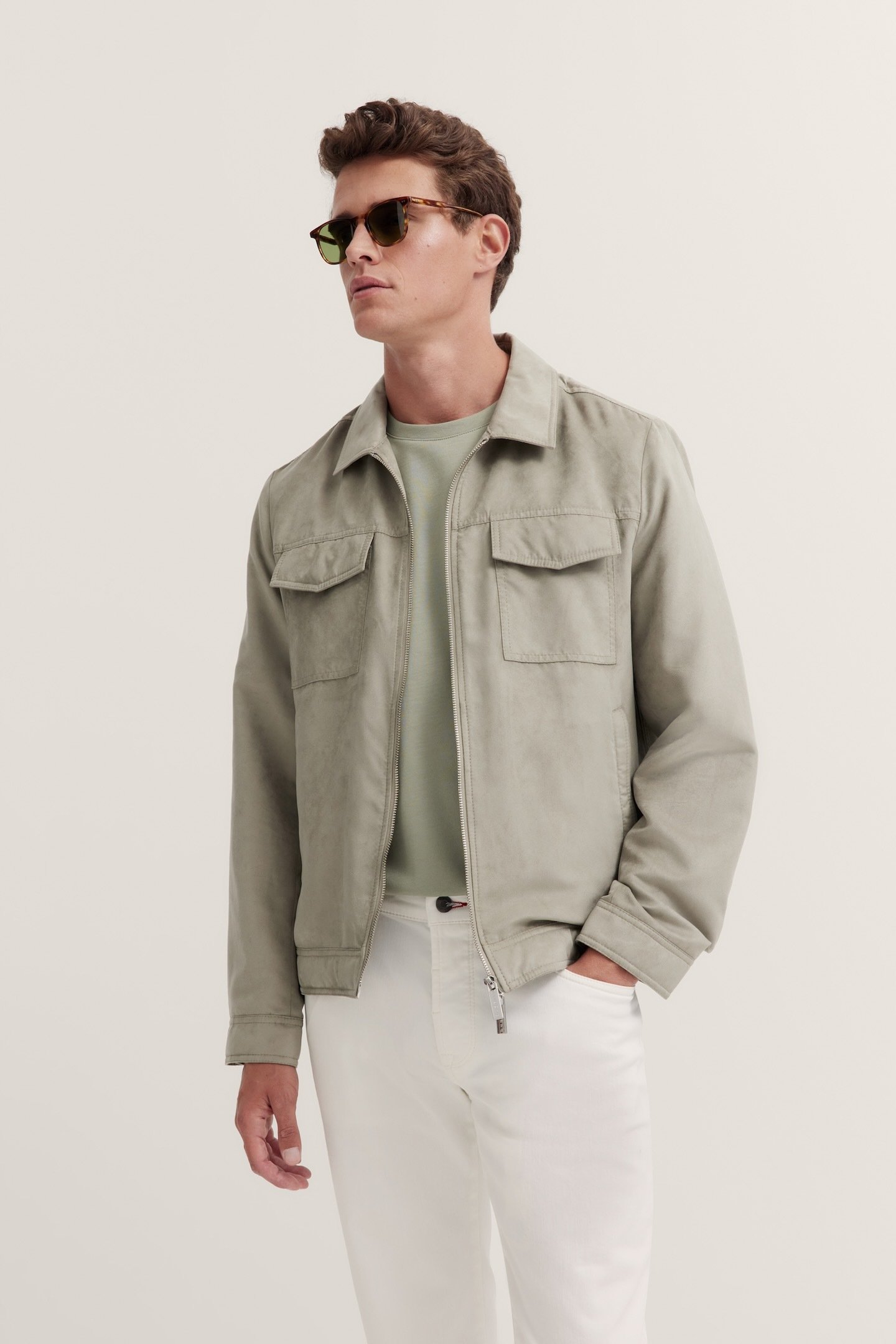 Thumbnail - Bugatti Herren Jacke aus wasserabweisendem Oberstoff