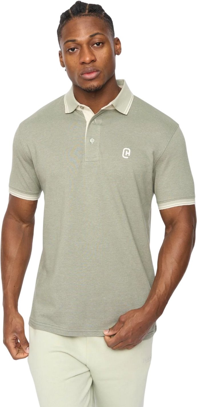Crosshatch - "Preece" Poloshirt für Herren (Helles Oliv)