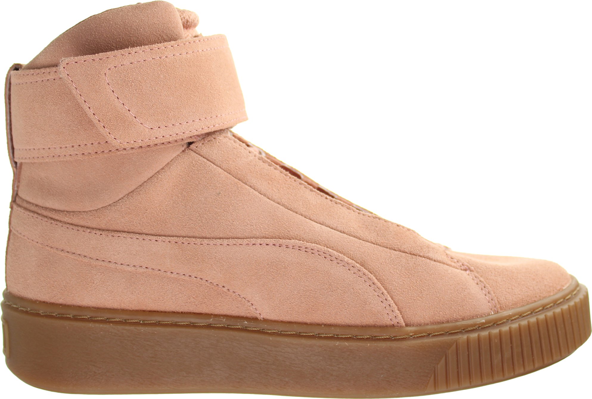 Puma -Bahnsteig in mittlerer Ow Womens Pink Trainer