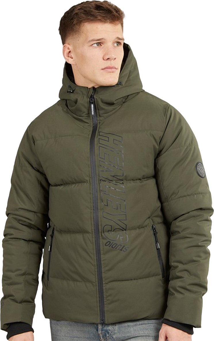 Henleys - "System Ski" Steppjacke für Herren (Khakigrün)