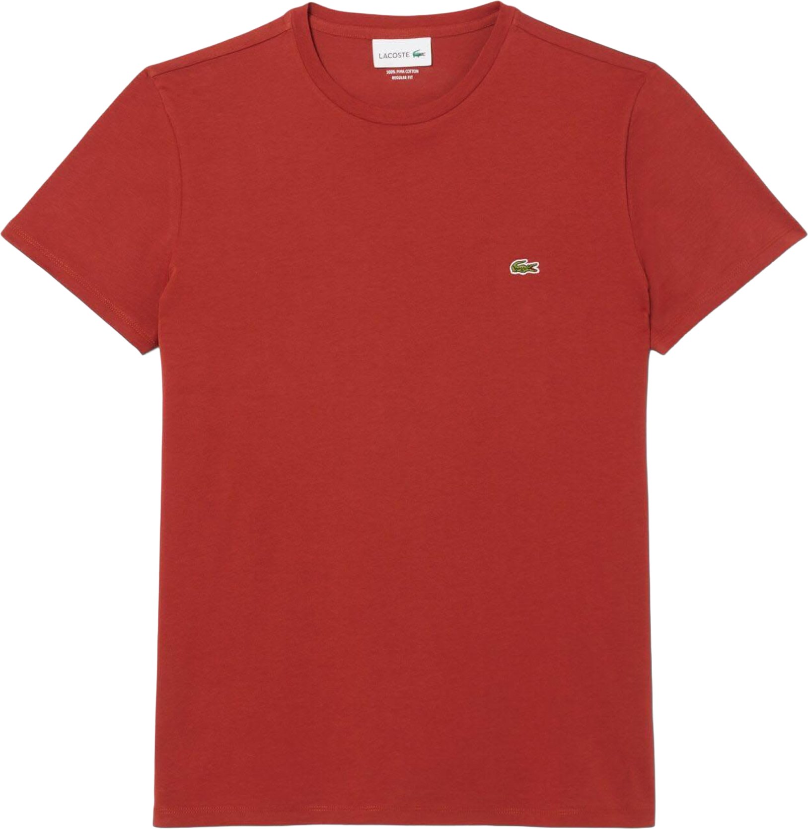 Lacoste - T-Shirt für Herren, Pima-Baumwolle (aus Peru) (Rot)