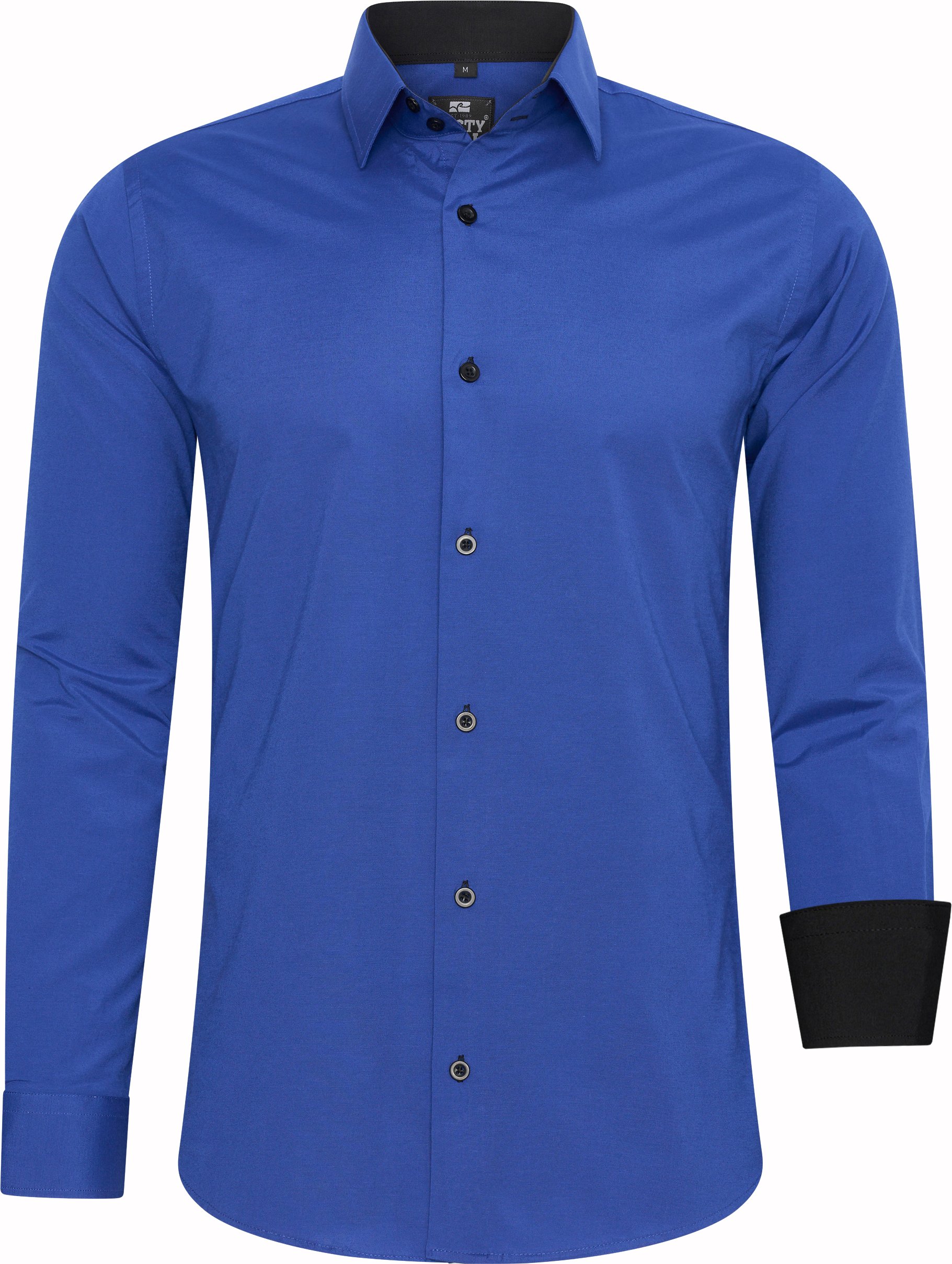 Business Hemd S - 6XL Slim Fit Premium Cotton-Stretch