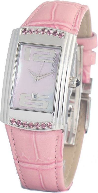 7017l02sac Pink Lederarmbanduhr