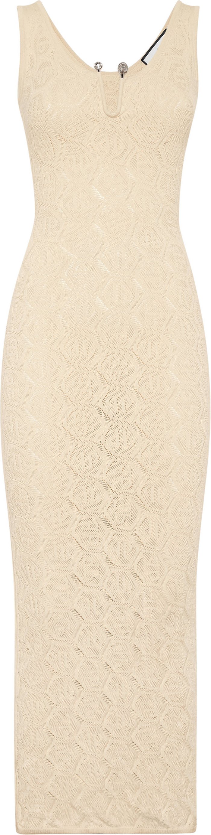 Viscose Long Dress Monogram