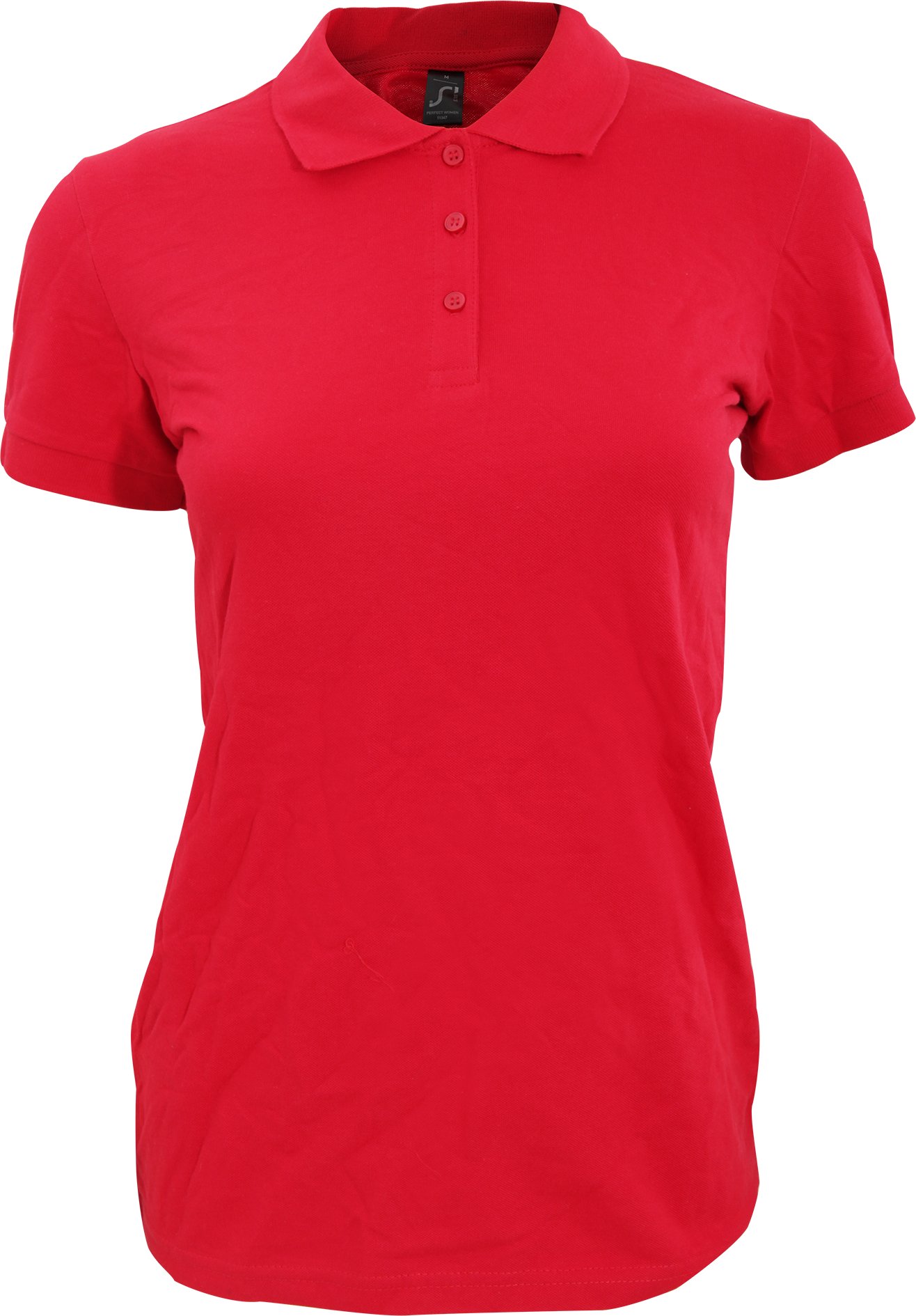 SOLS Womens/Ladies Perfect Pique Short Sleeve Polo Shirt (Rot)