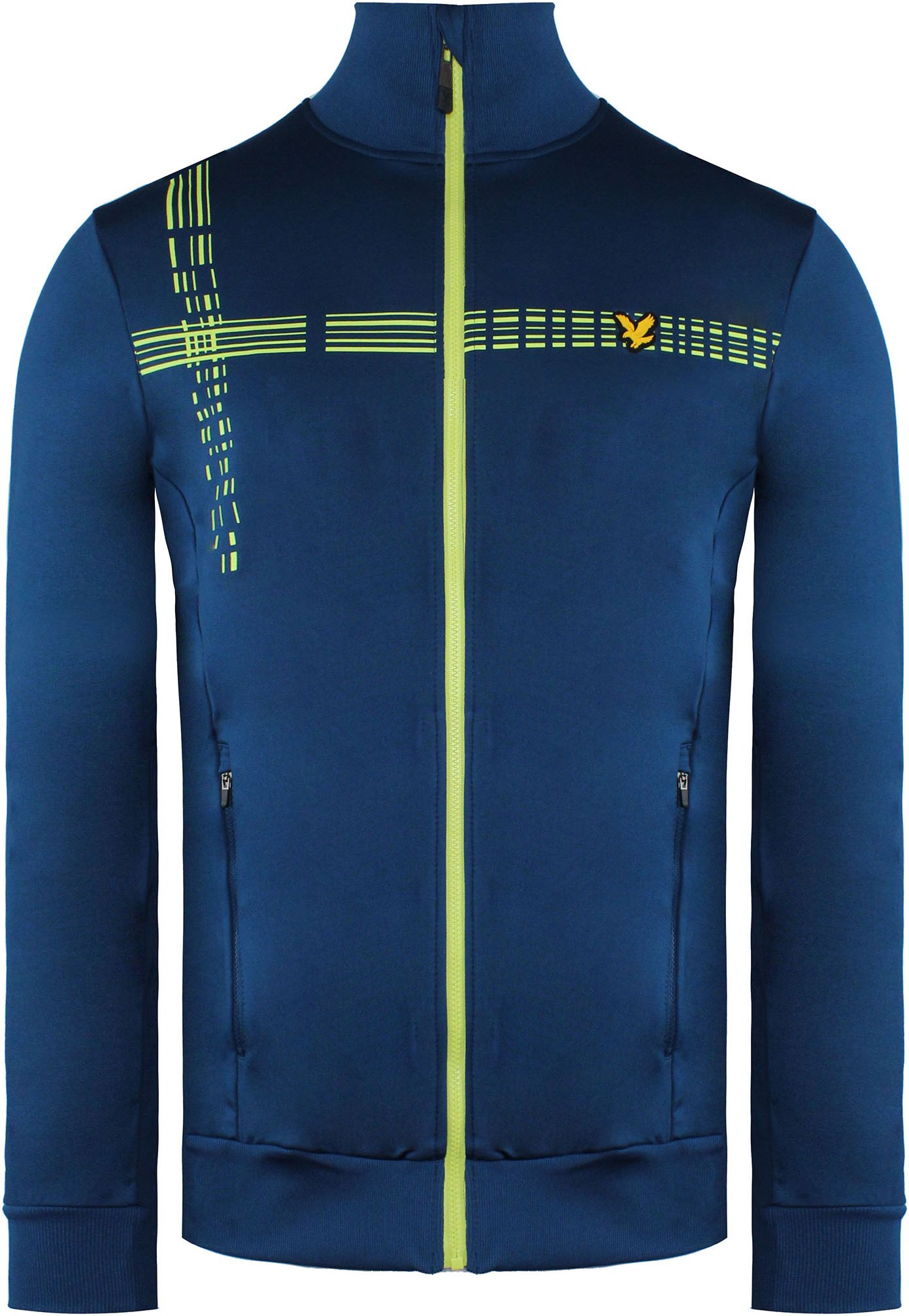 Thumbnail - Lyle & Scott Counter Stripe Mens Blue Midlayer