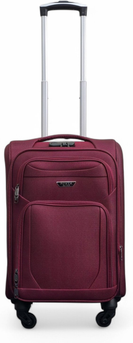 Erweiterbarer Weichschalen-Kabinenkoffer, 50,5 x 37 x 26 cm, Gepäck, passend für Easyjet, Ryanair