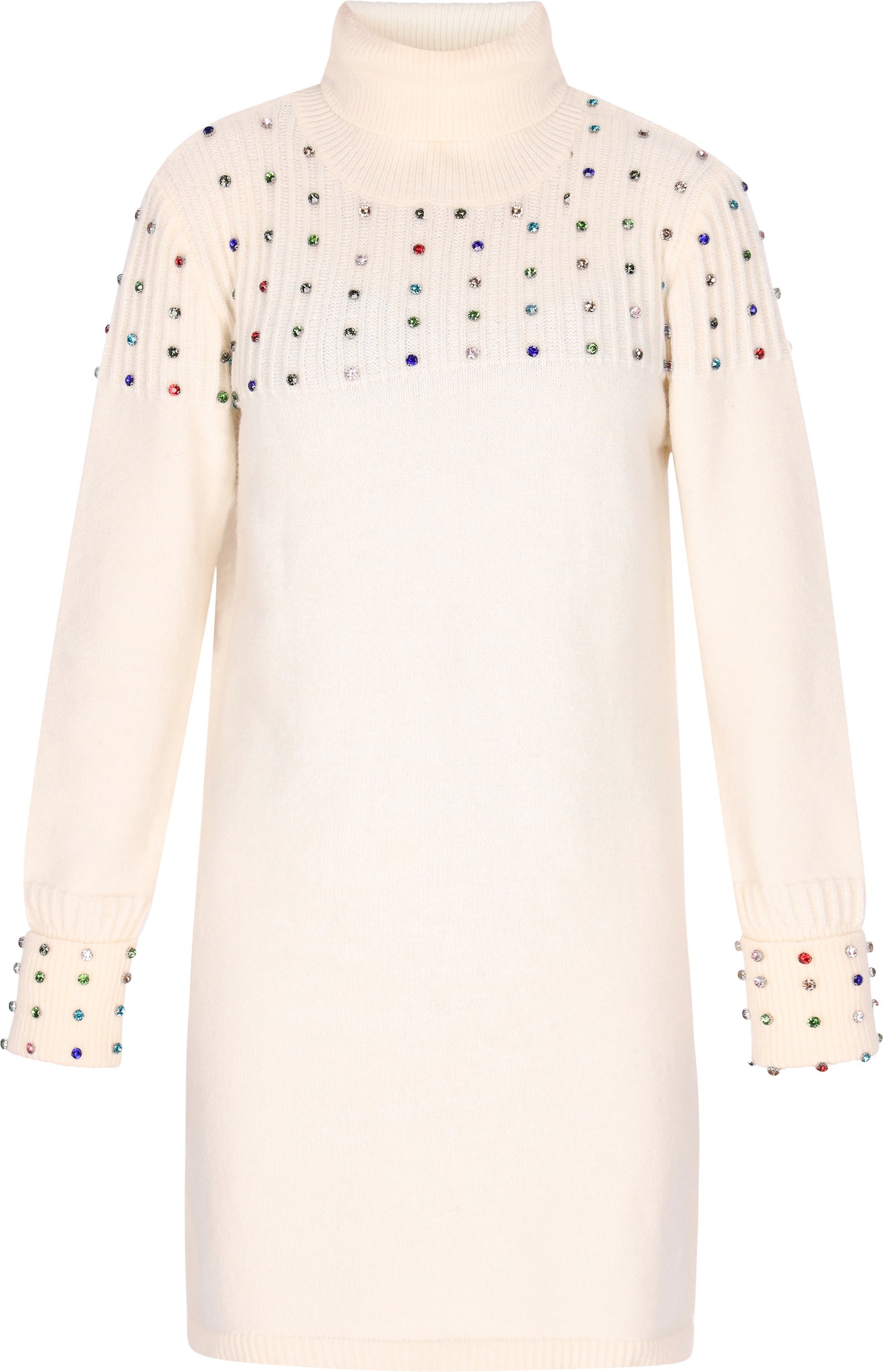 Faina Kleid Damen Wollweiß