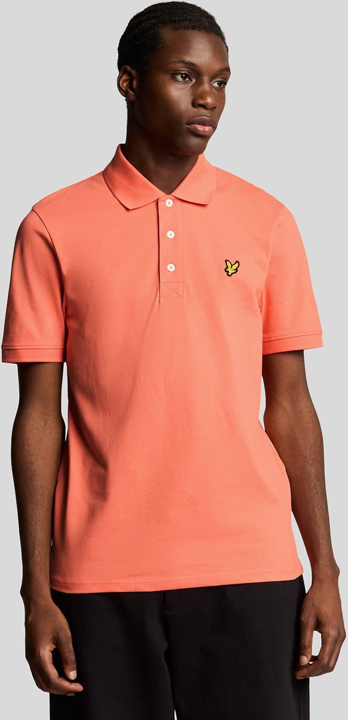 Lyle & Scott Einfache Polohemd - Koralle
