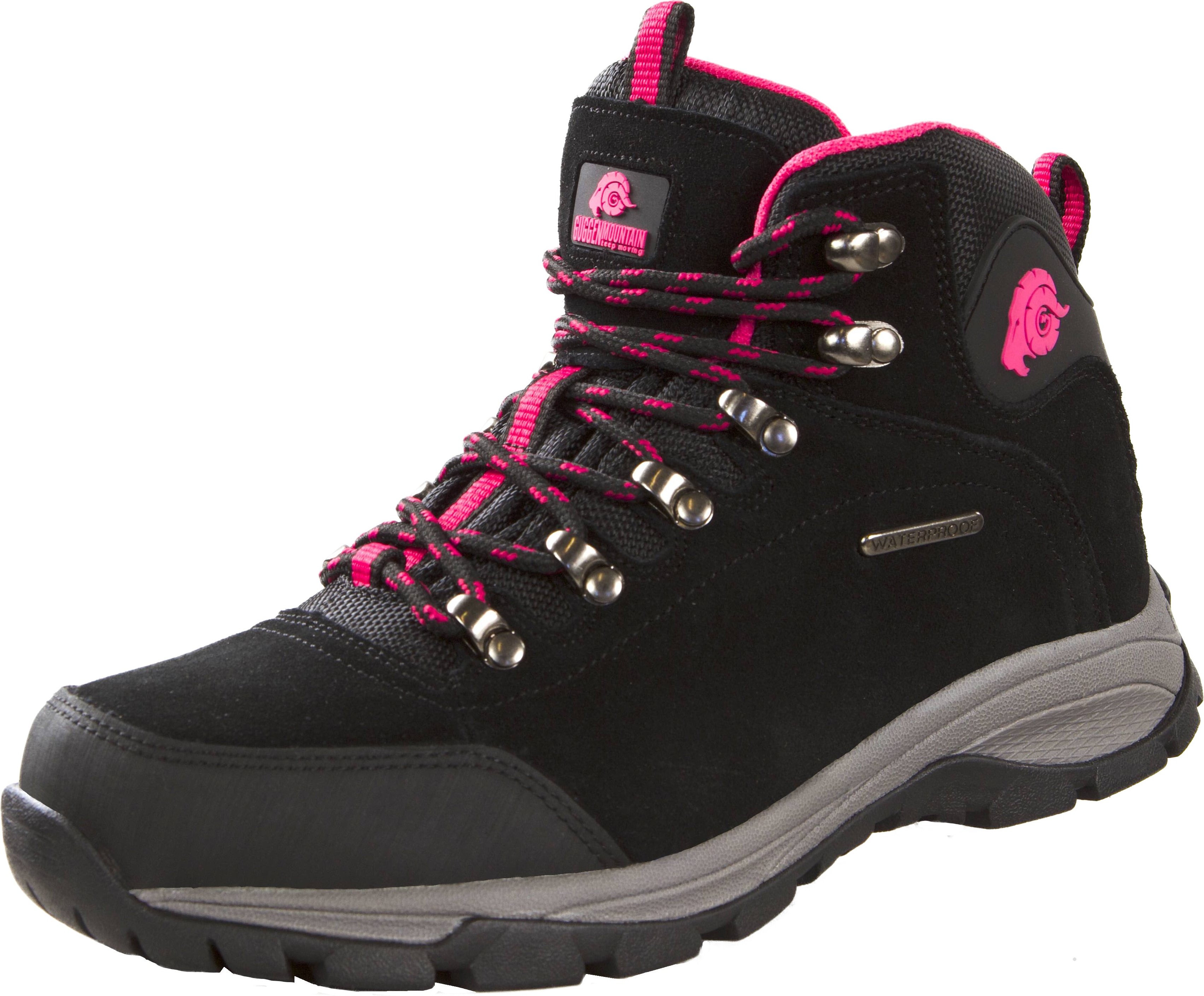 Damen Trekkingschuhe Wildleder Pink