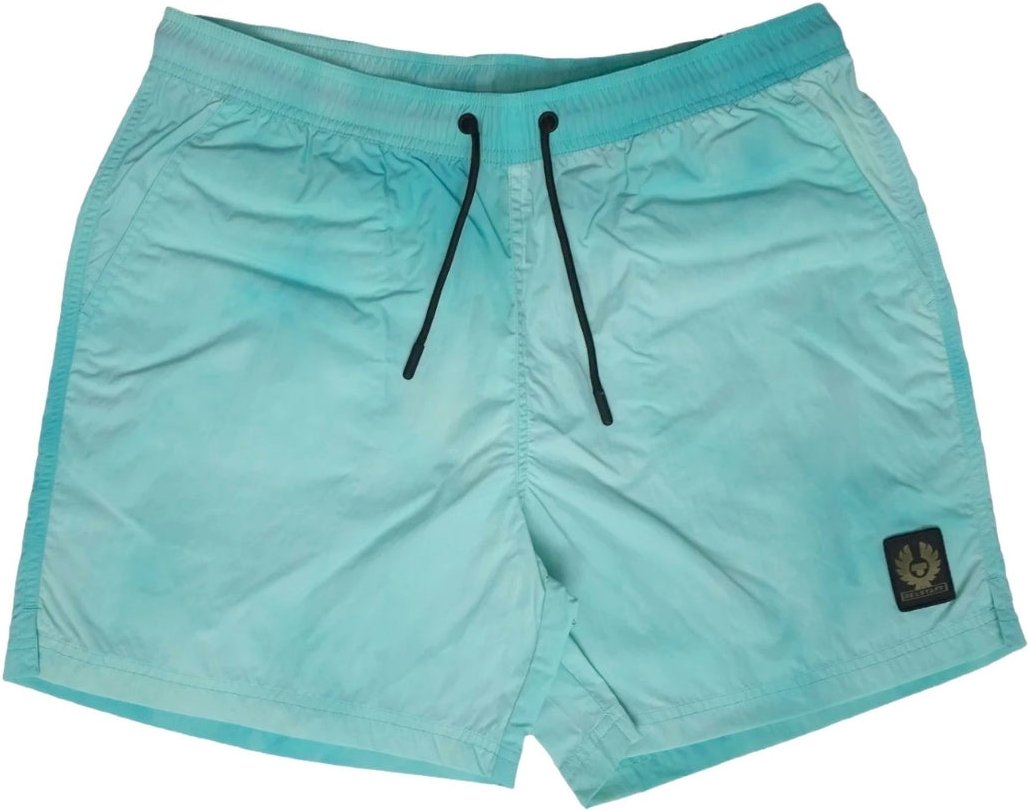 Belstaff Breaker Ocean Green Shorts