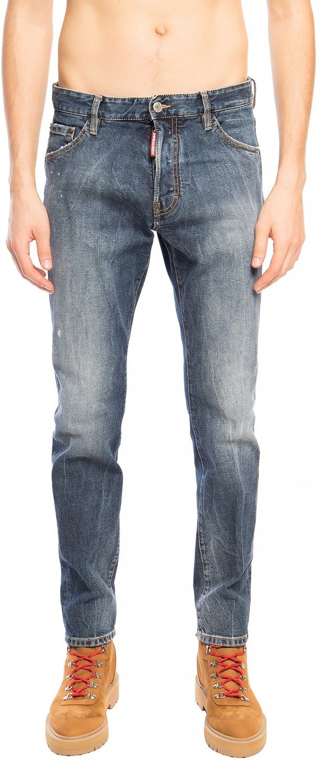 Skater Cool Guy Verwaschene Jeans