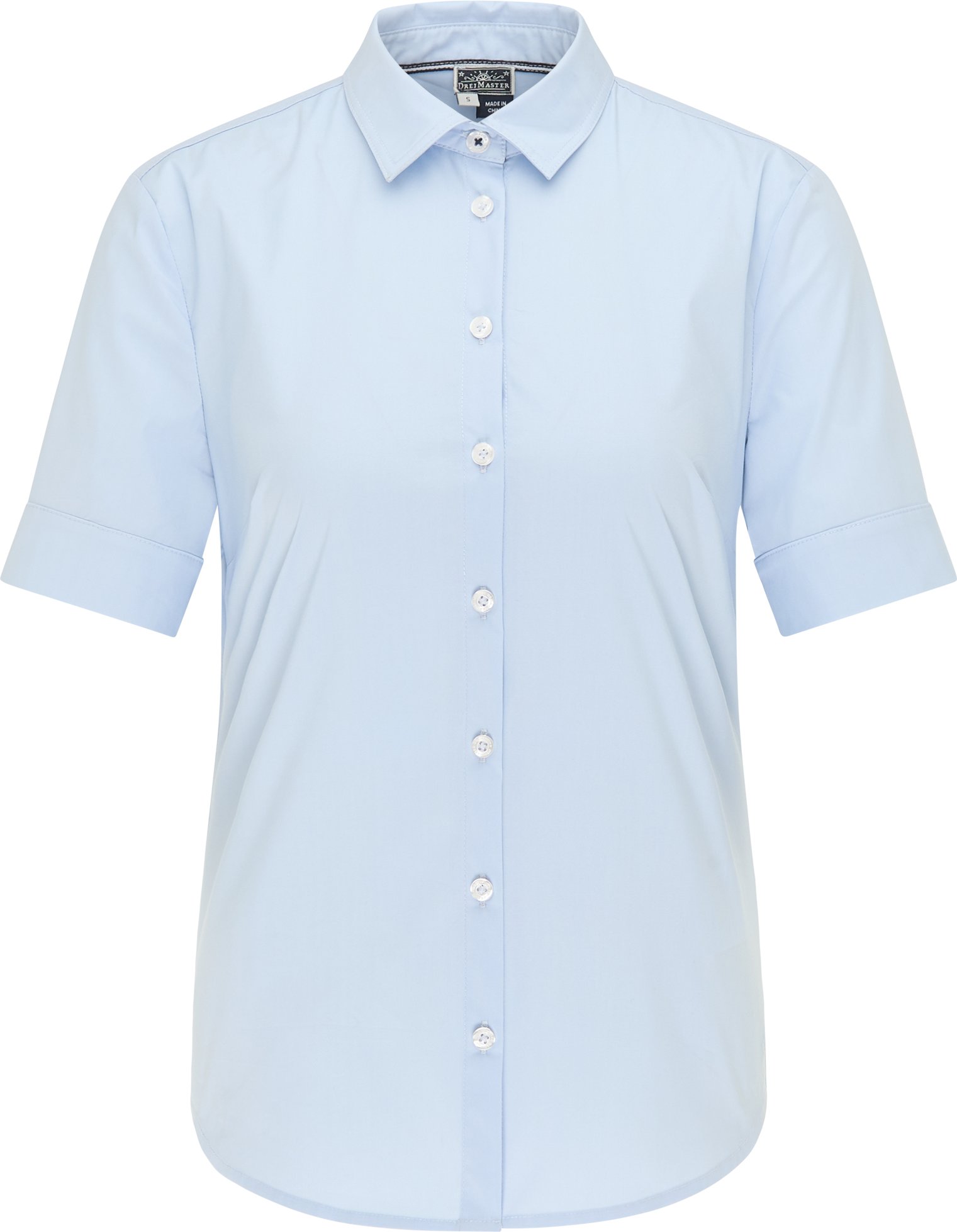 Thumbnail - Dreimaster Bluse Damen hellblau