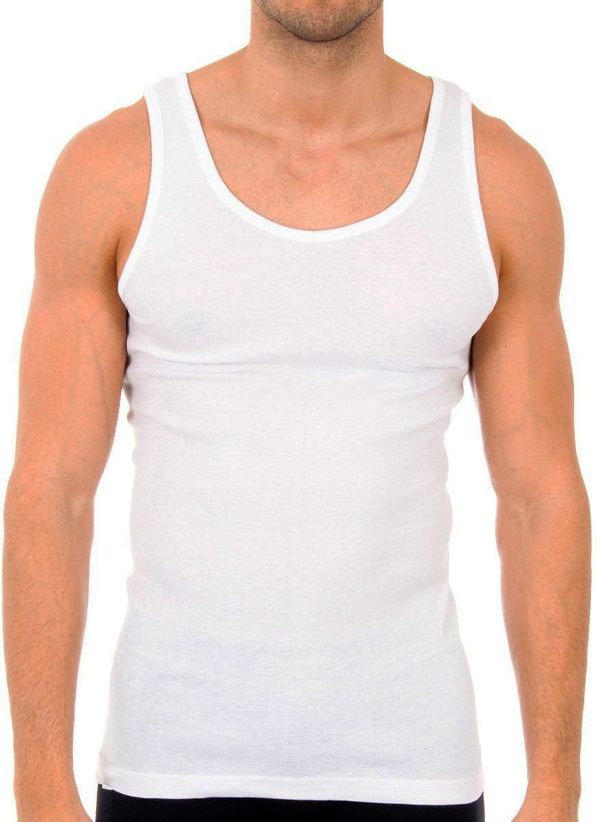 Klassisches breites Träger-T-Shirt 0980 Mann