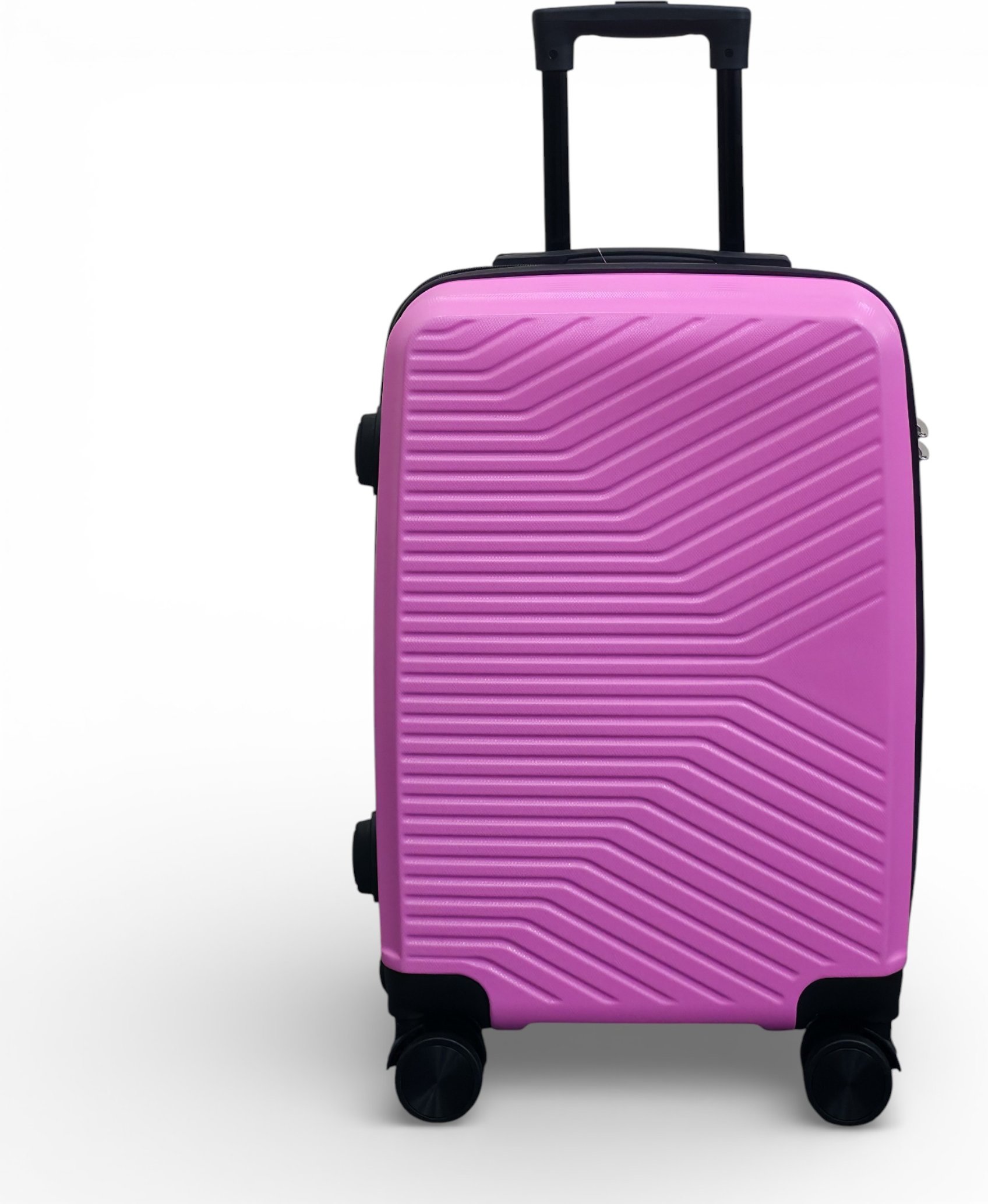 Rosa Hardshell-Kabine 48 x 37 x 20 cm Sicherer Gepäckkoffer