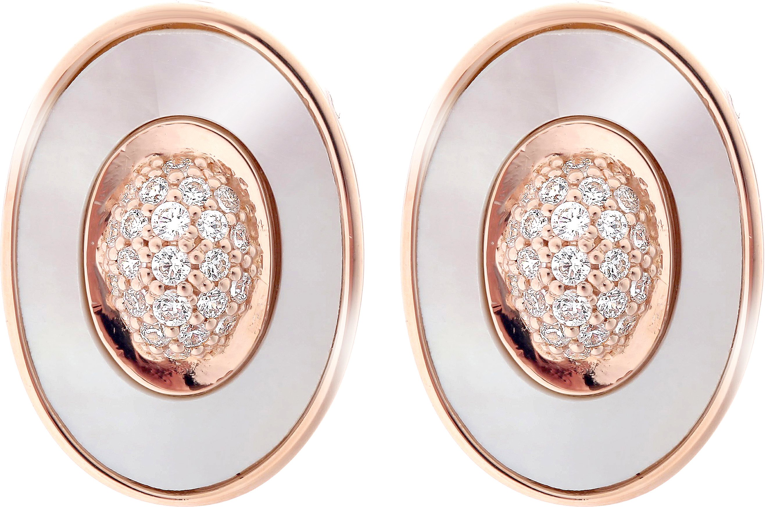 Orphelia 'Aurori' Ohrstecker aus 925er Sterlingsilber für Damen - Rosé ZO-7292