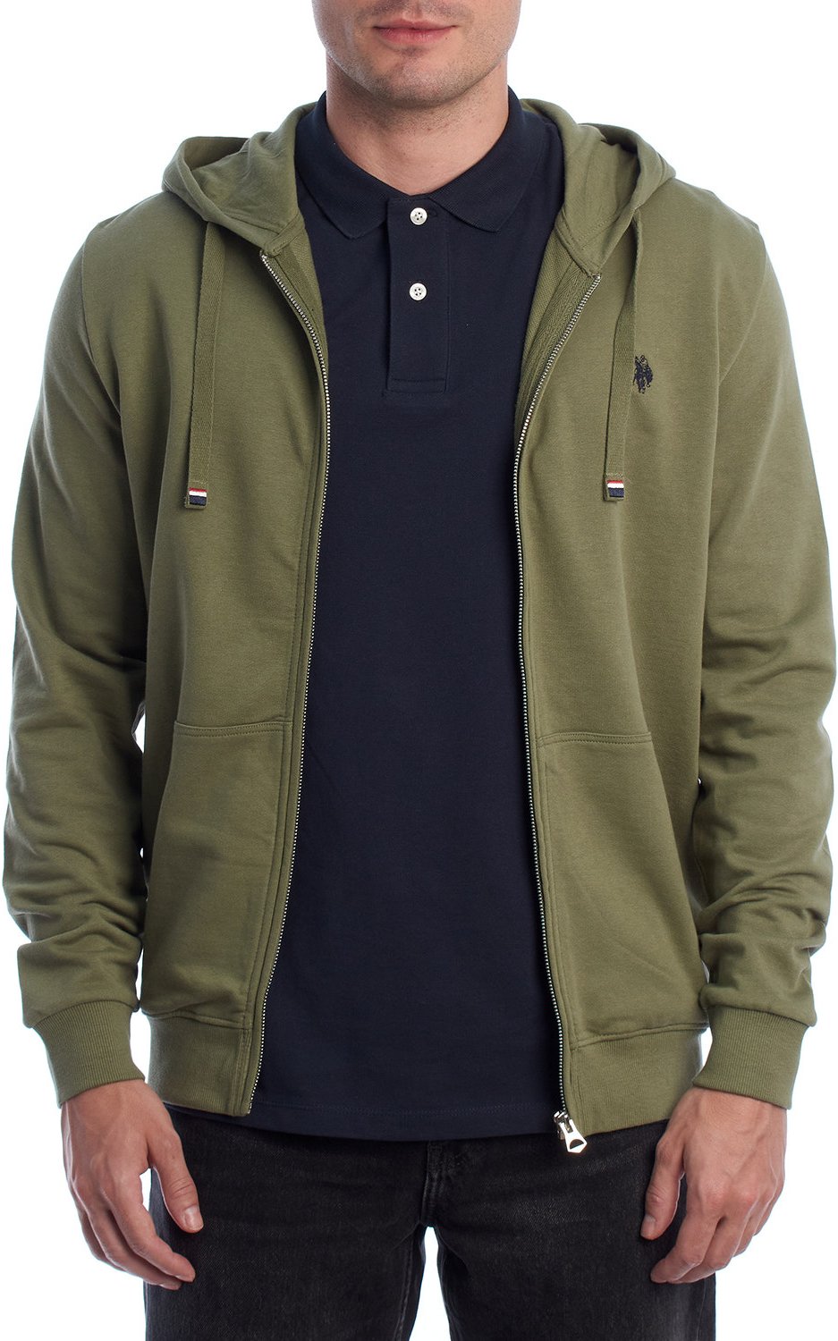 Herren-Kapuzenpullover mit Reißverschluss US41162009