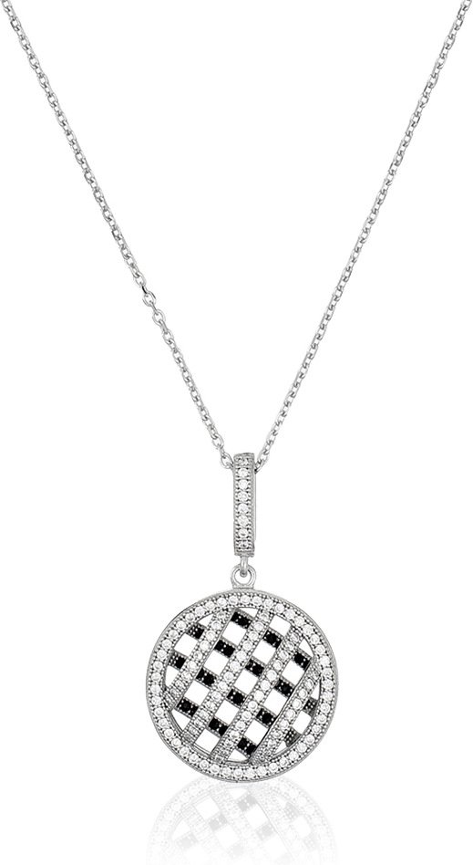 Orphelia Damen-Kette aus 925er Sterlingsilber mit Anhänger – Silber ZH-4836