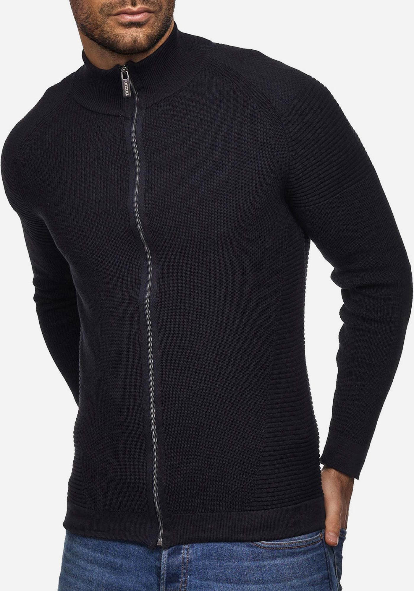Tazzio Herren Strickjacke