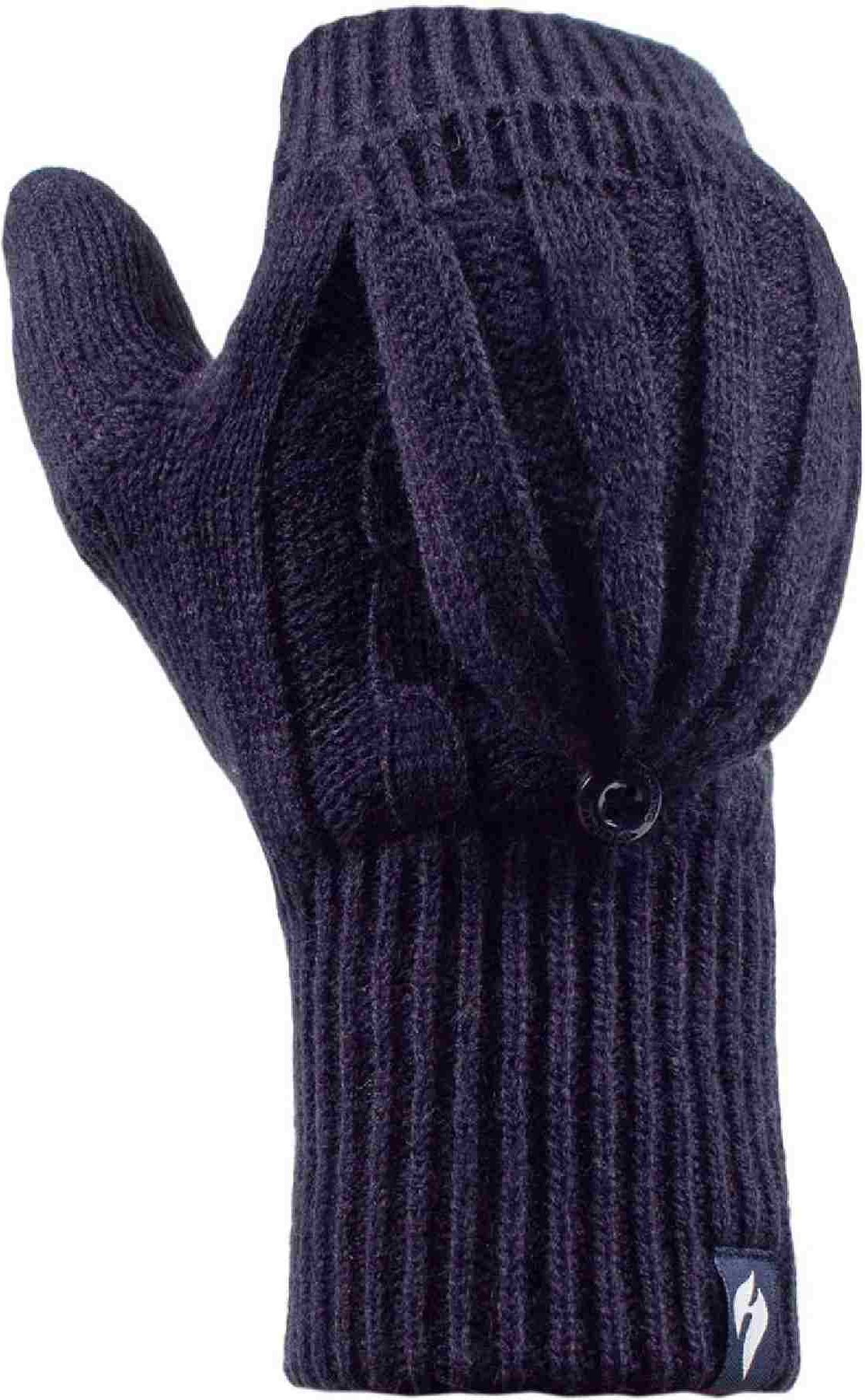 Damen Kabelstrick 2.3 Tog Thermo Winter Fingerlose Umwandlungshandschuhe