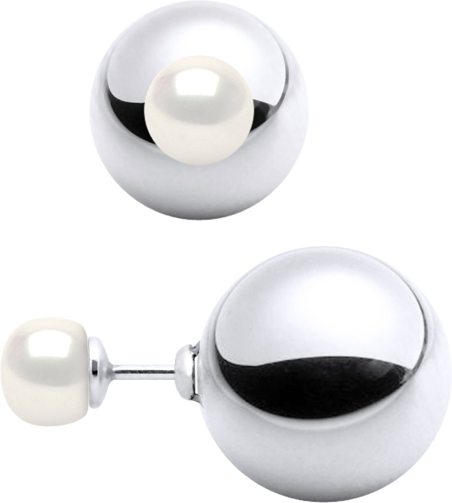 DIADEMA - Ohrringe - Echte Süßwasserperlen - Weiß