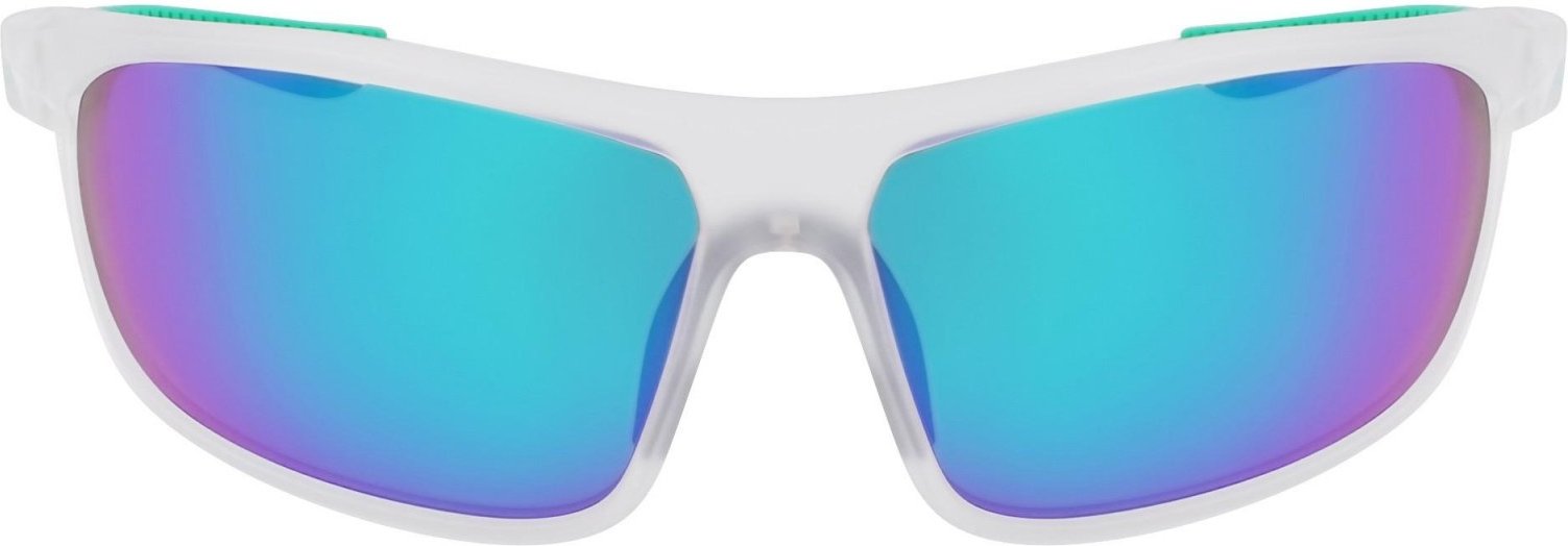 Nike - Herren Sonnenbrille "Windtrack" - Kunststoff (Transparent/Grün)
