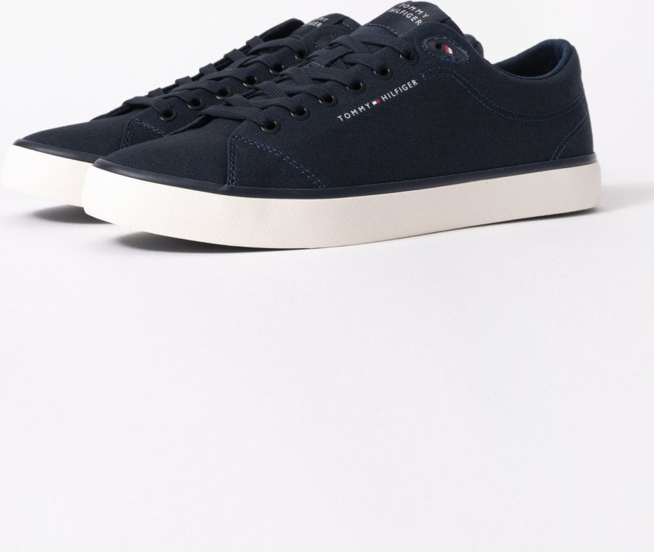 Tommy Hilfiger Hi Vulc Low Canvas Blau