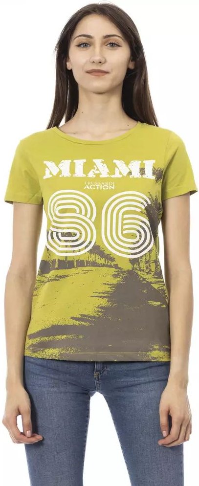 Miami 86 Grafik T-Shirt Kurzarm Rundhals
