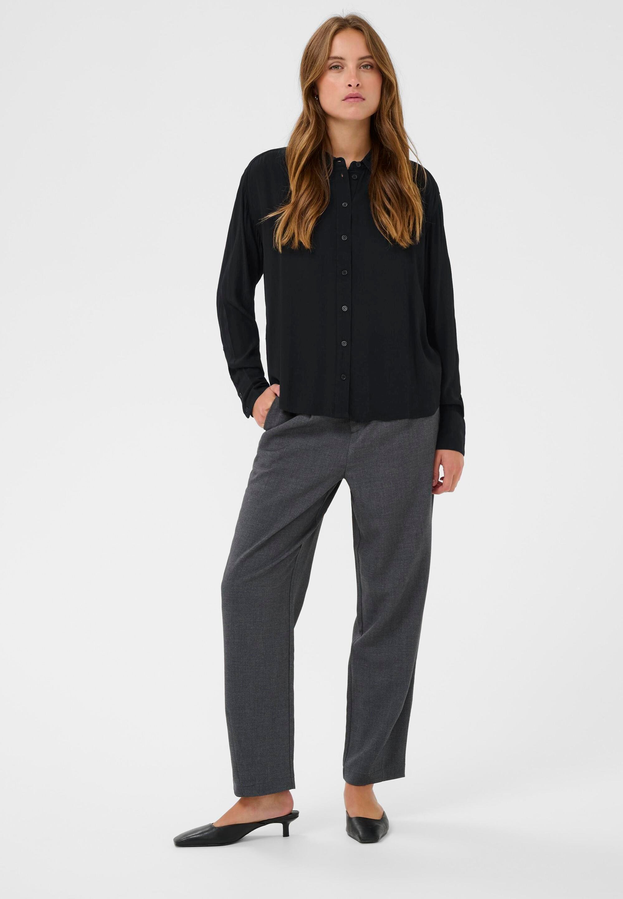 Langarm - Hemd KAemilia Langarm - Hemd Loose fit black