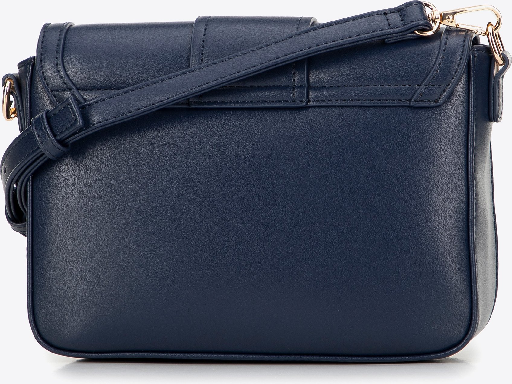 Wittchen Damen-Umhängetasche aus Kunstleder mit Logo, marineblau