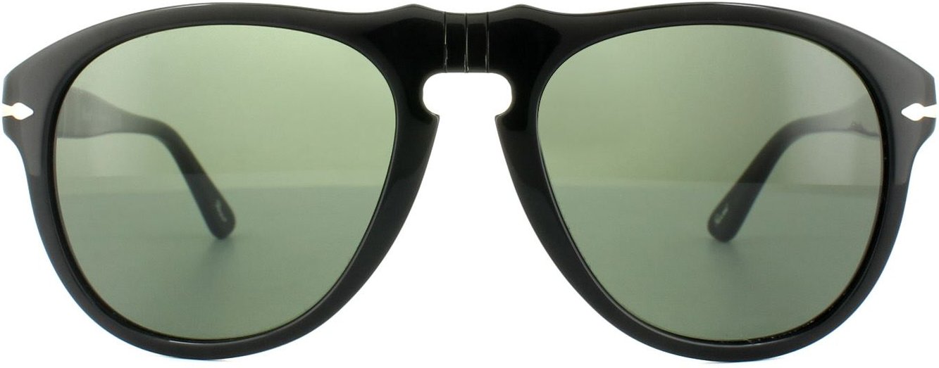 Thumbnail - Persol Aviator Mens Schwarz Grün Sonnenbrille
