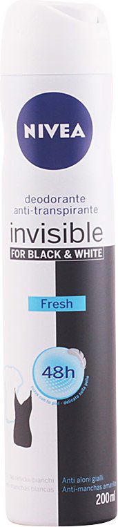 Black & White Invisible Fresh Deodorant Spray 200 ml