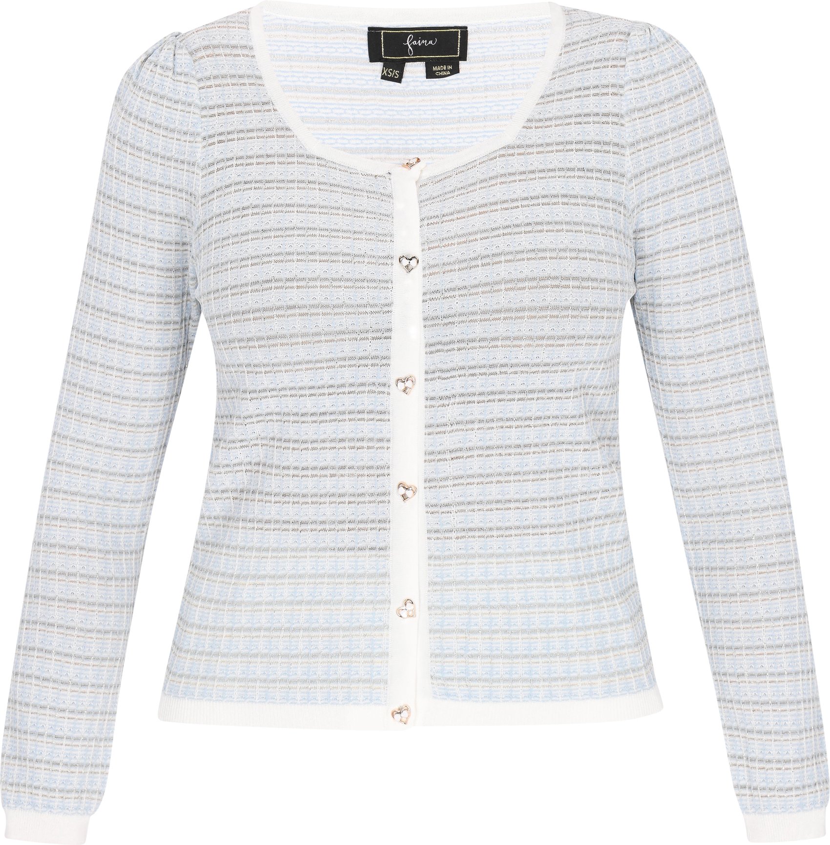 Thumbnail - Faina Strickjacke Frauen hellblau