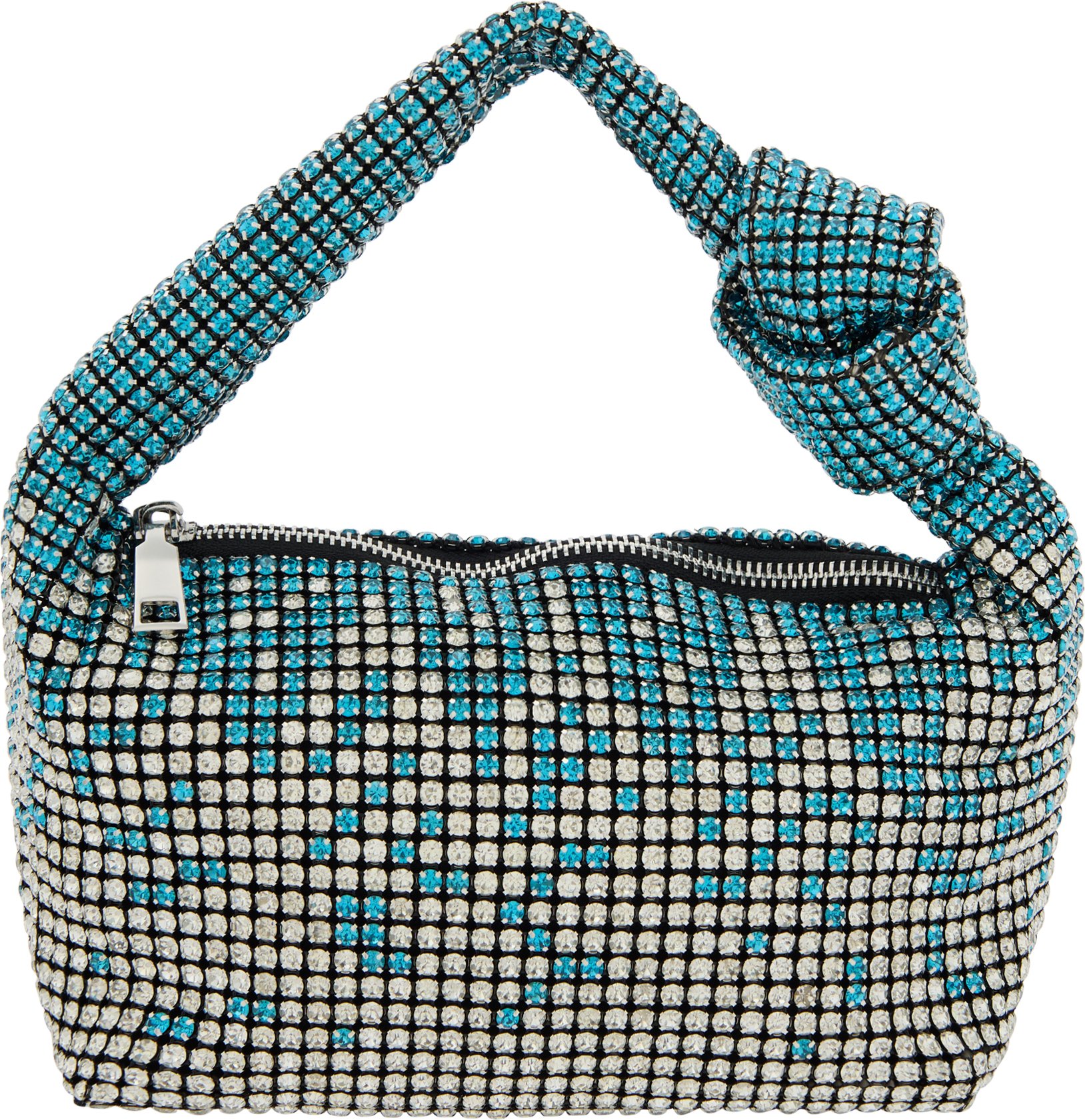 Mymo Handtasche Handtasche Frauen Türkis Silber