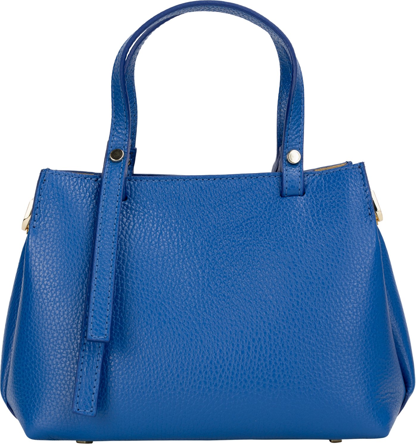 FELIPA Schultertasche aus Leder Damen Azurblau