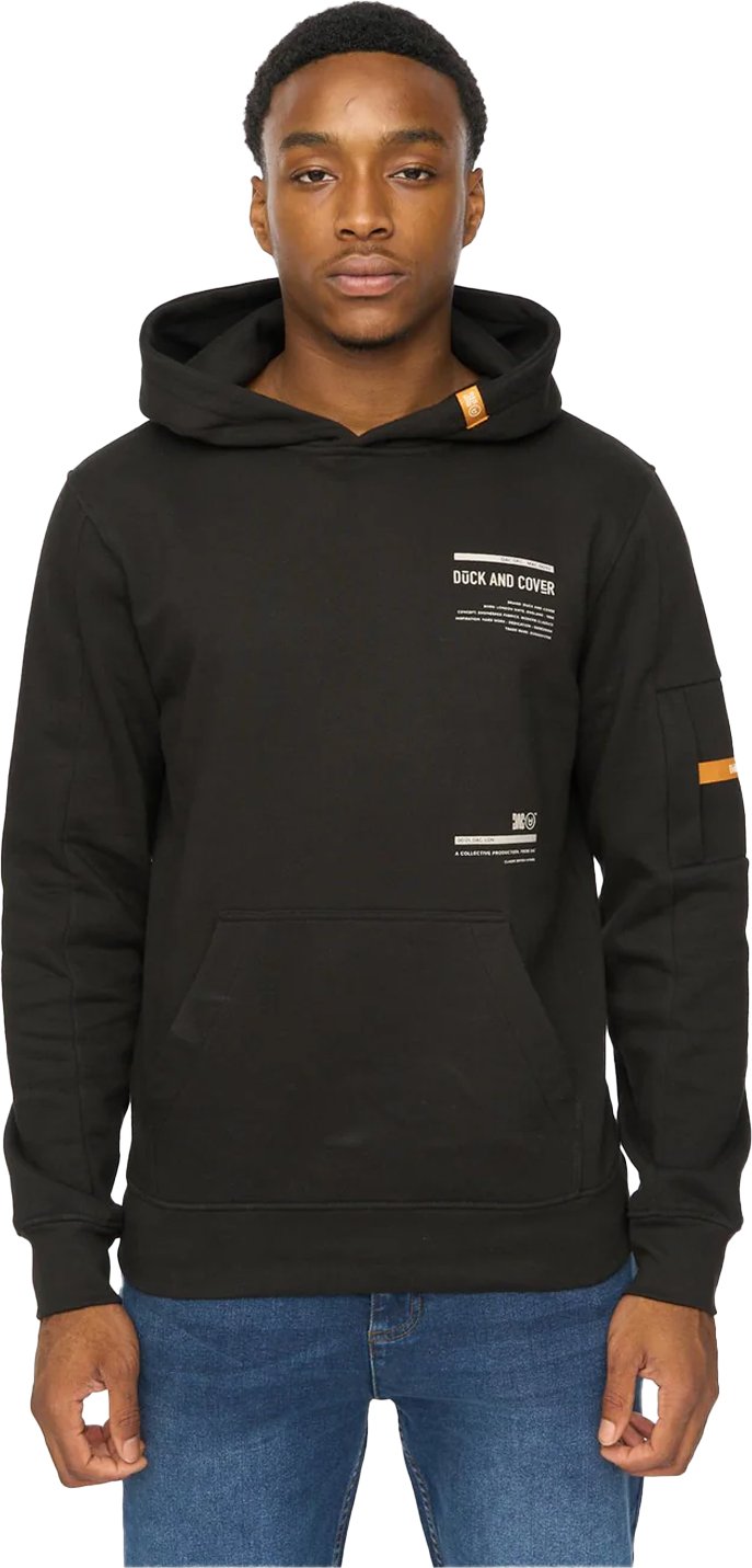 Duck and Cover - "Ambridge" Kapuzenpullover für Herren (Schwarz)