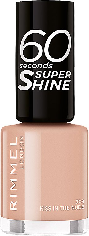 60 Seconds Super Shine Nagellack #708-kiss In The Nude 8 ml