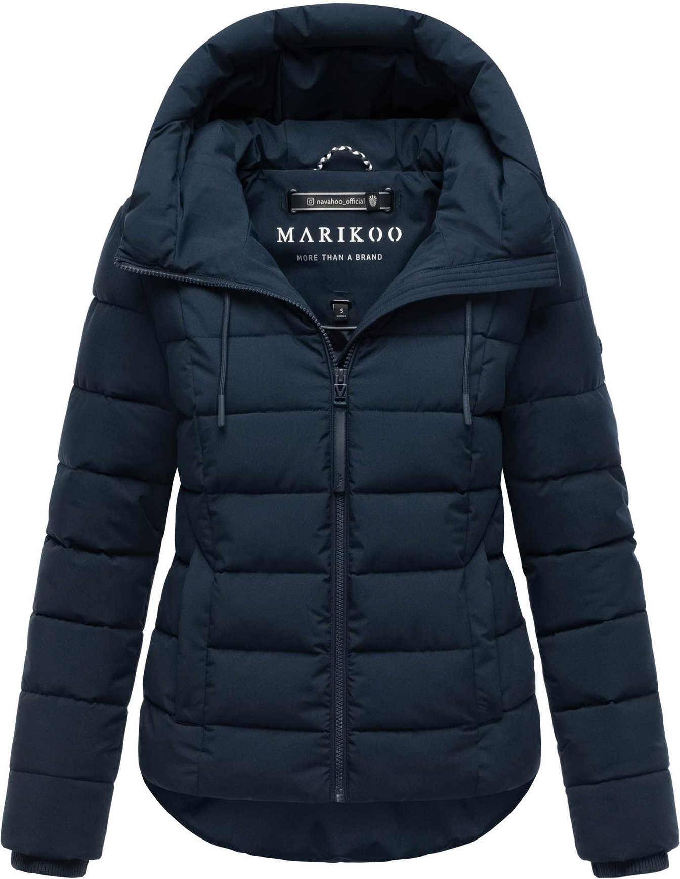 Marikoo Damen Steppjacke Tayenaa mit Kapuze & warmem Fleecefutter