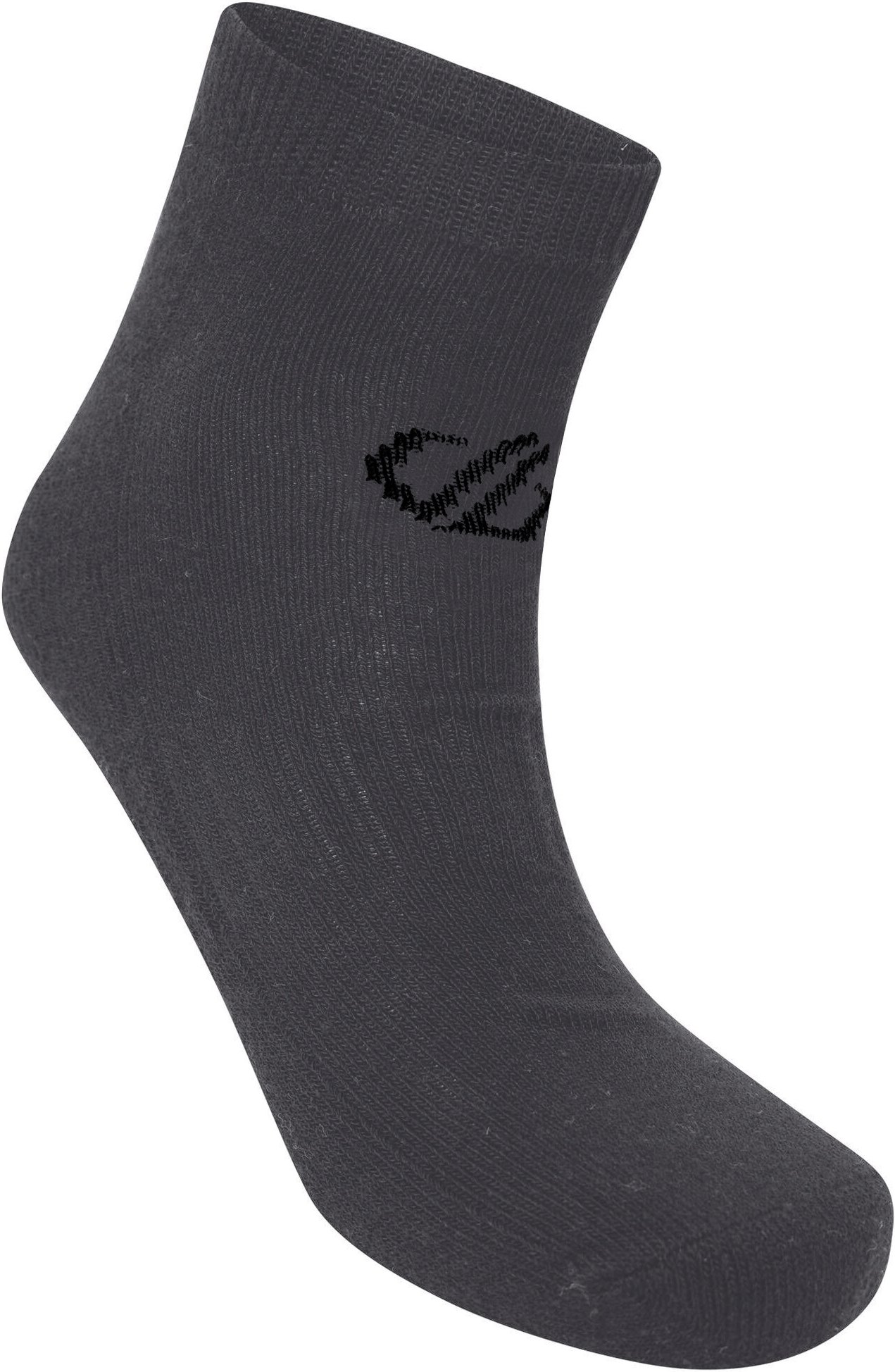Dare 2B - "Essentials" Knöchelsocken für Herren/Damen Unisex (2er-Pack) (Ebenholz-Grau)
