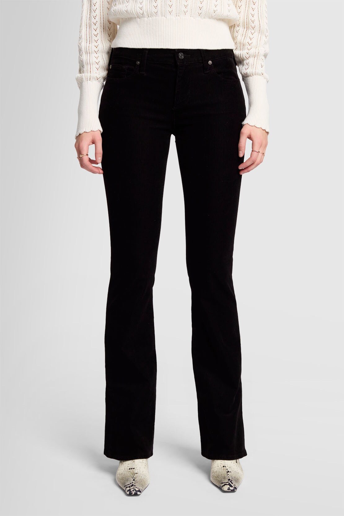 Damen Jeans Bootcut Bootcut Fit