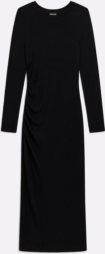 Schwarzes BJORK RIB-Kleid für Damen