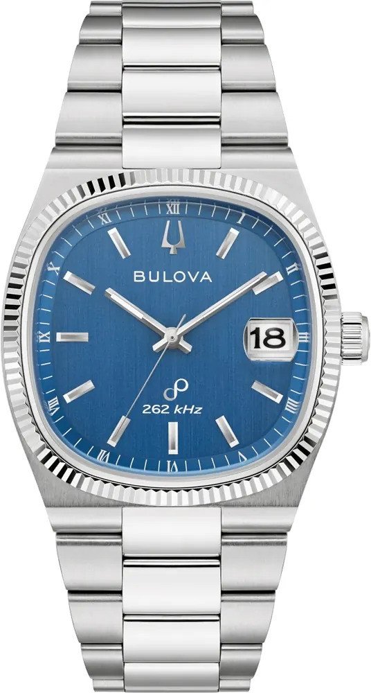 Bulova Super Seville Silber Herren Armbanduhr 96B440